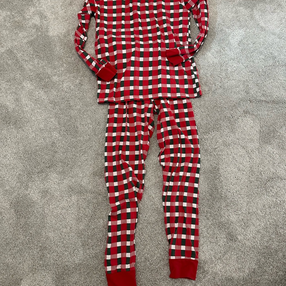 Red and Green Checkered Matching Family Pajamas-Whole Family!!